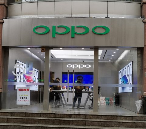 OPPO手机专卖店户外发光字门头